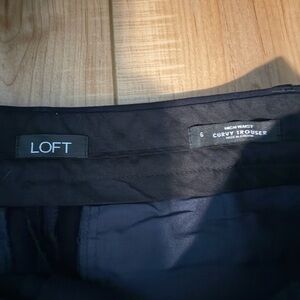 LOFT Midnight Curvy Trousers